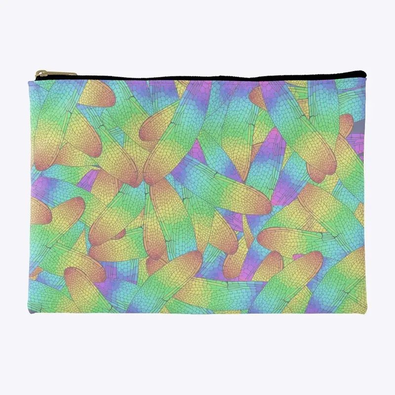 Rainbow Dragonfly Wing Pattern